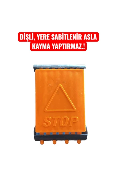 "2'li Araç Teker Takozu – Plastik Çivili Kaymaz Dayanıklı Set" - 2