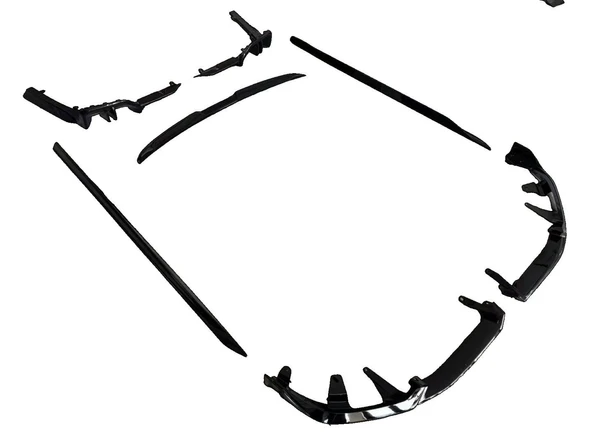 AUTOGP Bmw G60 aero body kit tampon ekleri seti pianoblack 2024+ - 3