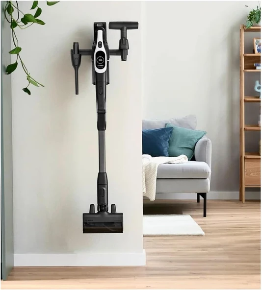 Bosch Şarjlı Dikey Süpürge Unlimited 10 Beyaz BCS1041WAC - Resim 2