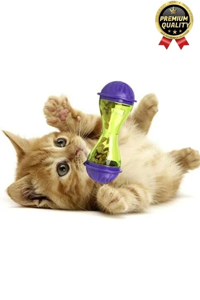 Premium Seri Saklama Hazneli İçgüdüsel Avlanma Kum Saati İnteraktif Kedi köpek Ödül Maması Oyuncağı - 4
