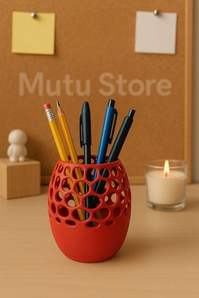 Dekoratif Kalemlik - Mumluk - 1