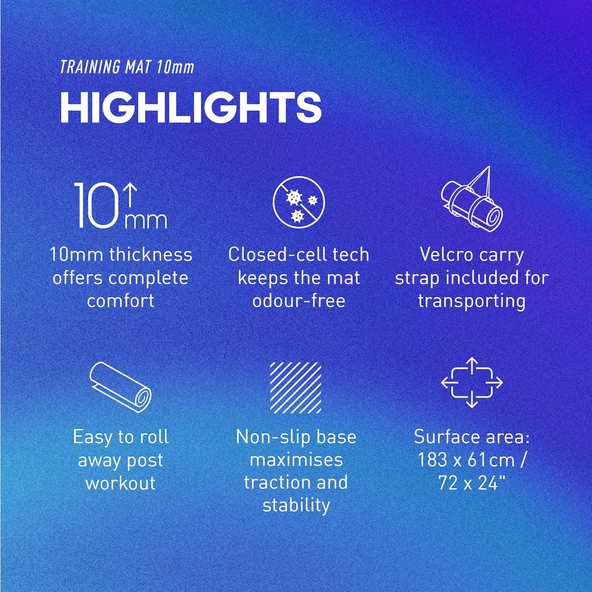 Adidas Egzersiz Matı 10mm - 4