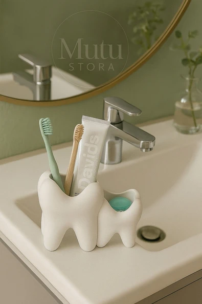 Diş Macunu Ve Diş Fırçası Standı-Organizer Kutu