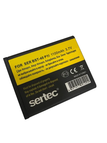 SONY / ERİCSON  SR-BST-40 / P1 I Uyumlu Batarya - 1