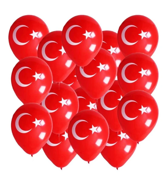 12 Inc 100 Adet Ay Yıldız Balon - 1