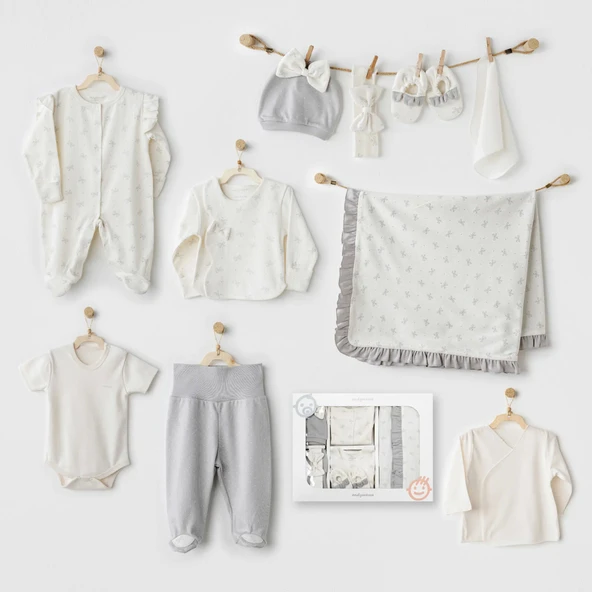 Andywawa Ac26251 Baby Bow Bliss 10'lu Hastane Çıkışı Ekru ürün görseli