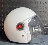 MOTOR KASK ÇENESİZ YAZLIK PEMBE BEYAZ SİYAH AYM ürün görseli