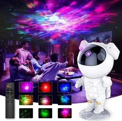 Astronot Galaxy Gece Lambası ürün görseli