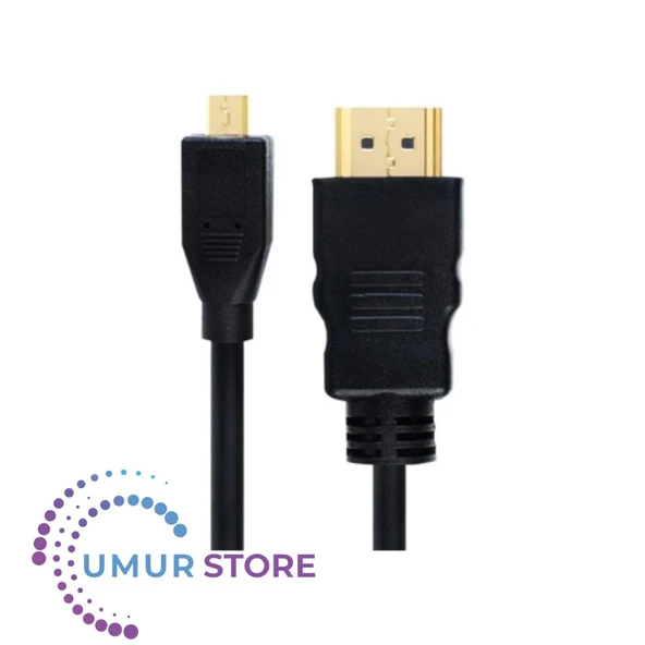 Micro HDMI To HDMI Kablo 3D Full Hd Mikro Hdmı - 1.5m - 3