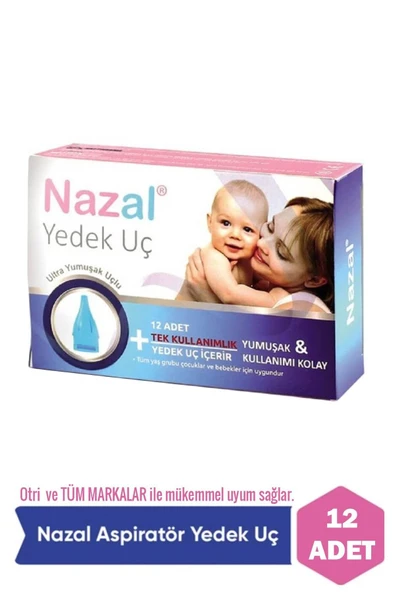 Nazal Burun Aspiratörü Yedek Uç 12'li