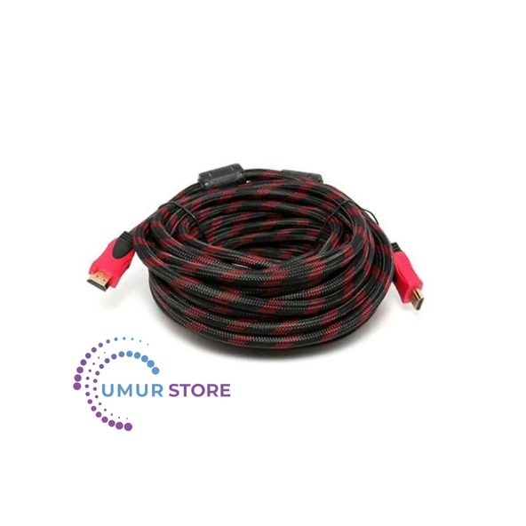 Hdmi Kablo 10 Metre 3d 4k Full Hd Hdmi Tv Uydu Alıcısı Kablosu