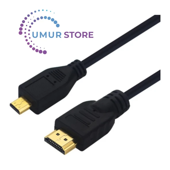 Micro HDMI To HDMI Kablo 3D Full Hd Mikro Hdmı - 1.5m