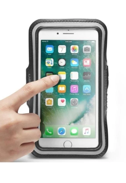 Walky Sporcu Kol bandı 4.3" Siyah Small TÜM CİHAZLARLA UYUMLU VİTRİN ürün görseli