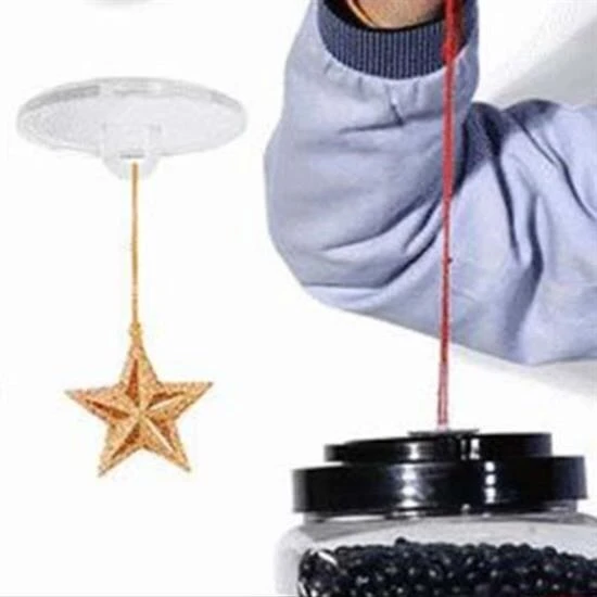 20 Adet Şeffaf Yuvarlak 3 Cm Çaplı Güçlü Disk Yapışkanlar - Resim 4