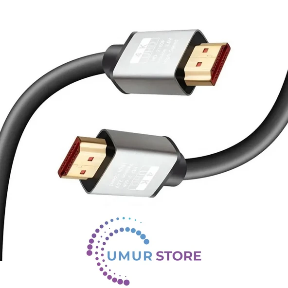 10M HDMI Kablosu 4K 60Hz, 8k, 4K 120Hz Destekli Altın Kaplama Konektör Dayanıklı Pvc - 3