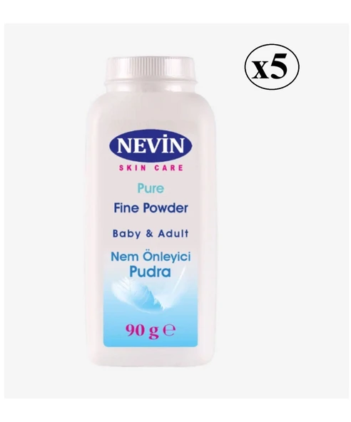 NEVİN Nem Önleyici Pudra 90gr 5 Adet
