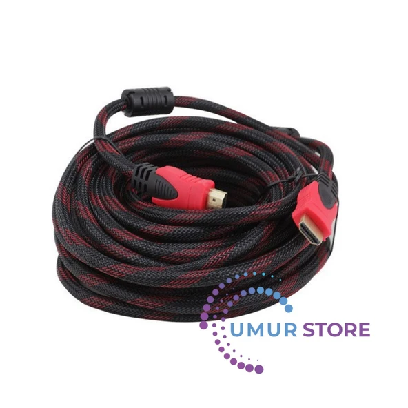 Hdmi Kablo 15 Metre Örgülü ürün görseli 1