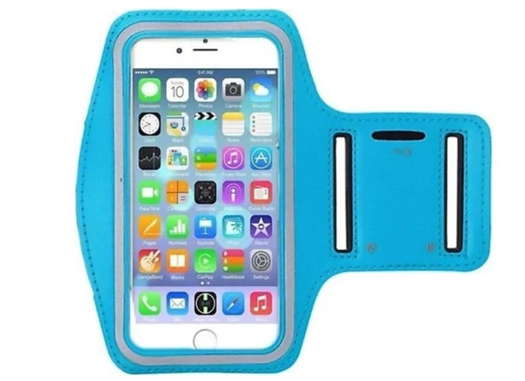 Walky Sporcu Kol bandı 4.3" Mavi Small TÜM CİHAZLARLA UYUMLU VİTRİN ürün görseli