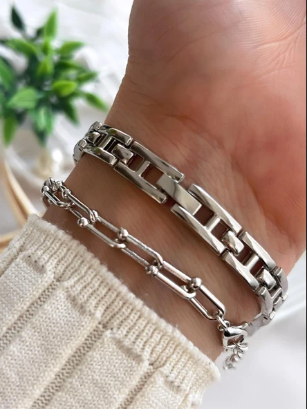 Coliseum Özel Tasarım Vintage Seri Kadın Kol Saati+ Bileklik Hediyeli CL8453.M2 - Resim 3