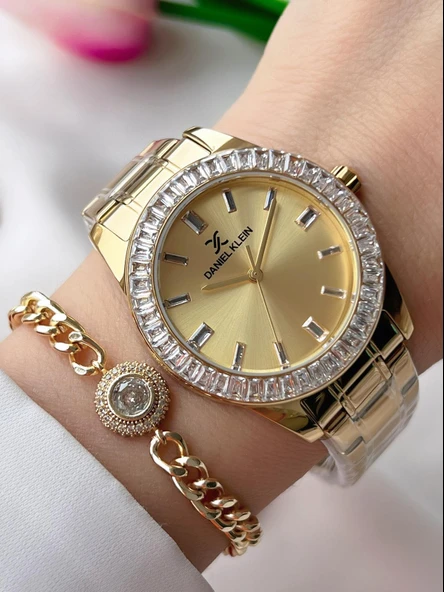 Daniel Klein Çelik Kordon 30 Mt Suya Dayanıklı Kadın Kol Saati+Bileklik BFG.13484.X2 ürün görseli