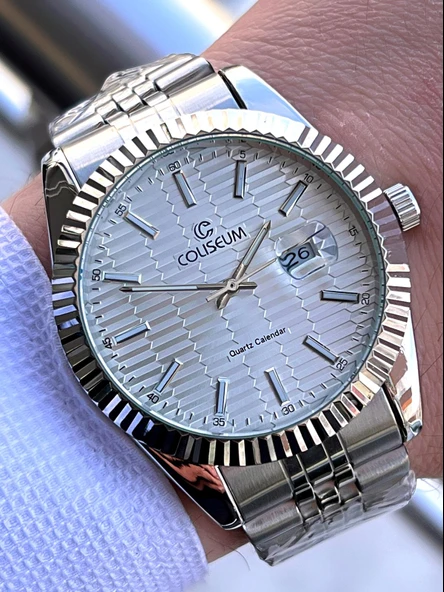 Coliseum Çelik Kordon Takvimli Kadran Kutulu Seri Erkek Kol Saati FT.AAS.I003 ürün görseli