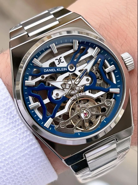 Daniel Klein Otomatik Ve Manuel Kurma Özellikli 30 Mt Suya Dayanıklı Erkek Kol Saat FDK.13857.F4 ürün görseli