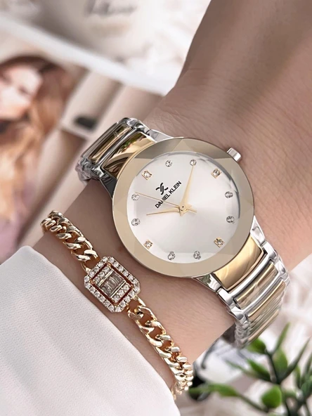 Daniel Klein Çelik Kordon 30 Mt Suya Dayanıklı Kadın Kol Saati+Bileklik BFG.10788.X4S ürün görseli