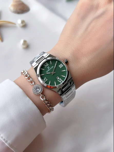 Daniel Klein Çelik Kordon 30 Mt Suya Dayanıklı Kadın Kol Saati+Bileklik BFG.10734.X2 - Resim 2