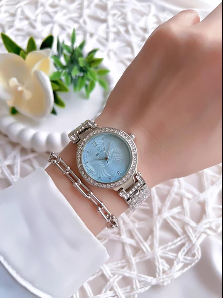 Coliseum Özel Tasarım Vintage Seri Kadın Kol Saati+ Bileklik Hediyeli CL1000.MT.LL0 - Resim 2