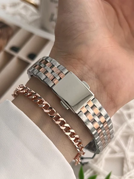 Daniel Klein Çelik Kordon 30 Mt Suya Dayanıklı Kadın Kol Saati+Bileklik BFG.13877.11 - 3