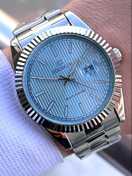 Coliseum Çelik Kordon Takvimli Kadran Kutulu Seri Erkek Kol Saati FT.AAS.I009 ürün görseli