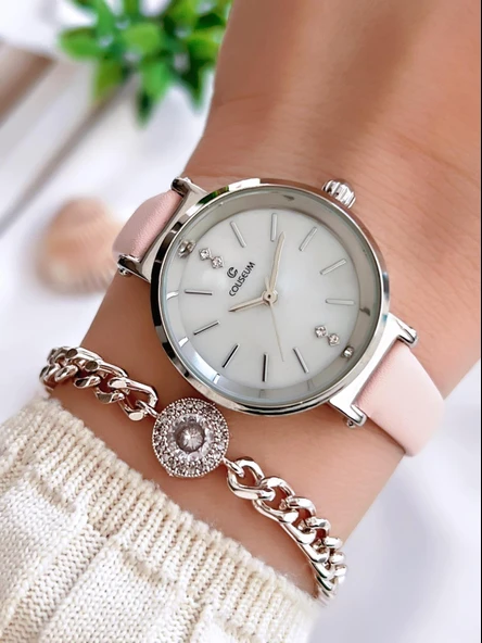 Coliseum Deri Kordon Vintage Seri Kadın Kol Saati+Bileklik Hediyeli CL8368.BM1 ürün görseli