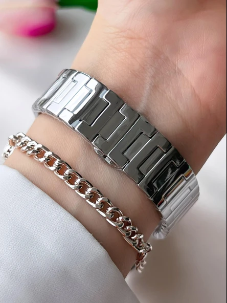 Daniel Klein Çelik Kordon 30 Mt Suya Dayanıklı Kadın Kol Saati+Bileklik BFG.10734.X1 - Resim 3