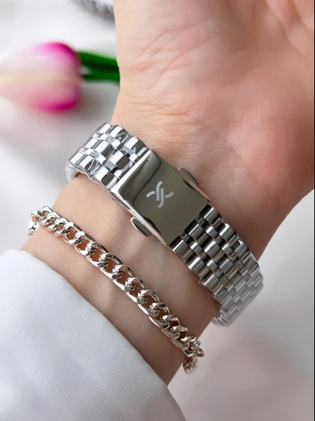 Daniel Klein Çelik Kordon 30 Mt Suya Dayanıklı Kadın Kol Saati+Bileklik BFG.13898.X2 - Resim 2