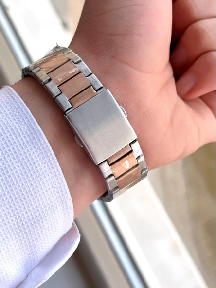 Captiva Çelik Kordon Takvimli Kadran Kutulu Seri Erkek Kol Saati C01.ES08 - 4