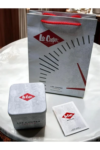 Lee Cooper Çelik Kordon 2 Yıl Garantili 3 Atm Suya Dayanıklı Kadın Kol Saati+Bileklik F.08006.270 - 4