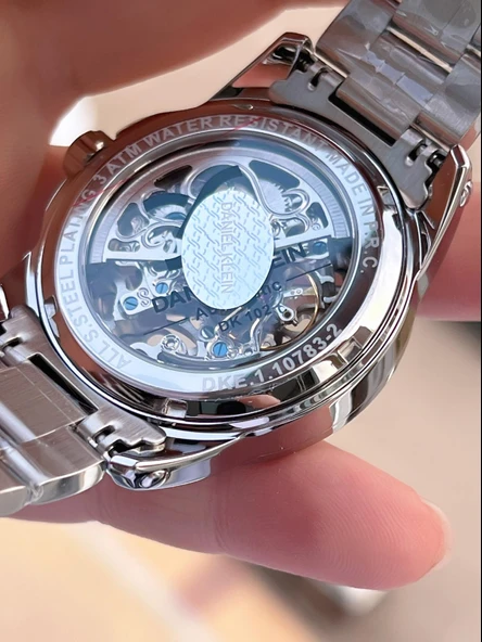 Daniel Klein Otomatik Ve Manuel Kurma Özellikli 30 Mt Suya Dayanıklı Erkek Kol Saat FDK.10783.F2 - Resim 6