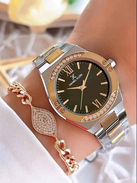 Daniel Klein Çelik Kordon 30 Mt Suya Dayanıklı Kadın Kol Saati+Bileklik BFG.1.13783.7 ürün görseli