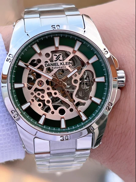 Daniel Klein Otomatik Ve Manuel Kurma Özellikli 30 Mt Suya Dayanıklı Erkek Kol Saat FDK.10783.F5 - 5