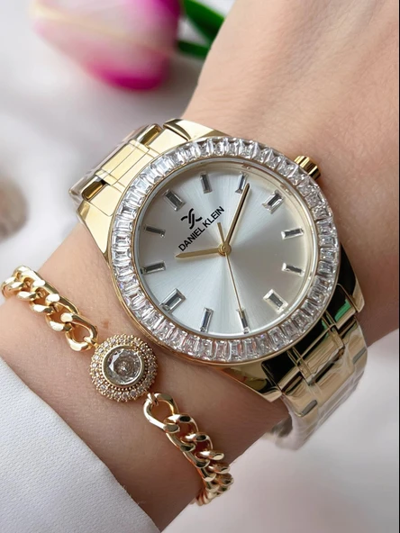 Daniel Klein Çelik Kordon 30 Mt Suya Dayanıklı Kadın Kol Saati+Bileklik BFG.13484.X6 ürün görseli