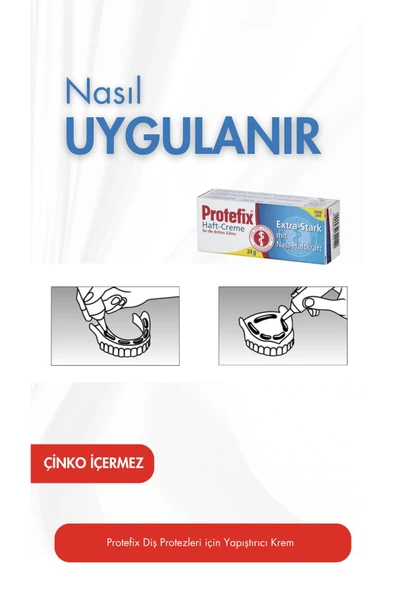 Protefix Yapıştırıcı Krem 24 gr - Resim 4