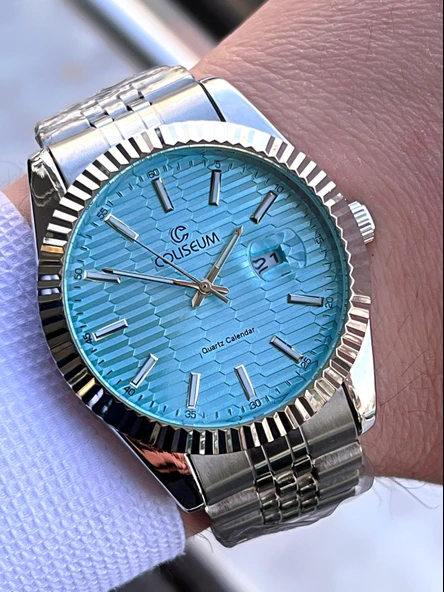 Coliseum Çelik Kordon Takvimli Kadran Kutulu Seri Erkek Kol Saati FT.AAS.I004 ürün görseli