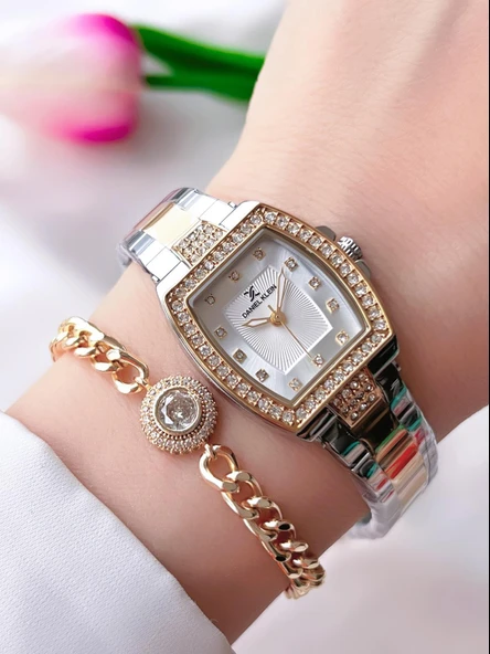 Daniel Klein Çelik Kordon 30 Mt Suya Dayanıklı Kadın Kol Saati+Bileklik BFG.13784X3 ürün görseli