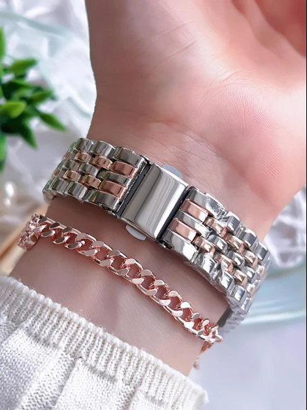 Coliseum Welder Kasa Renkli Cam Vintage Seri Kadın Kol Saati+ Bileklik WDR.10L01.L3 - Resim 3