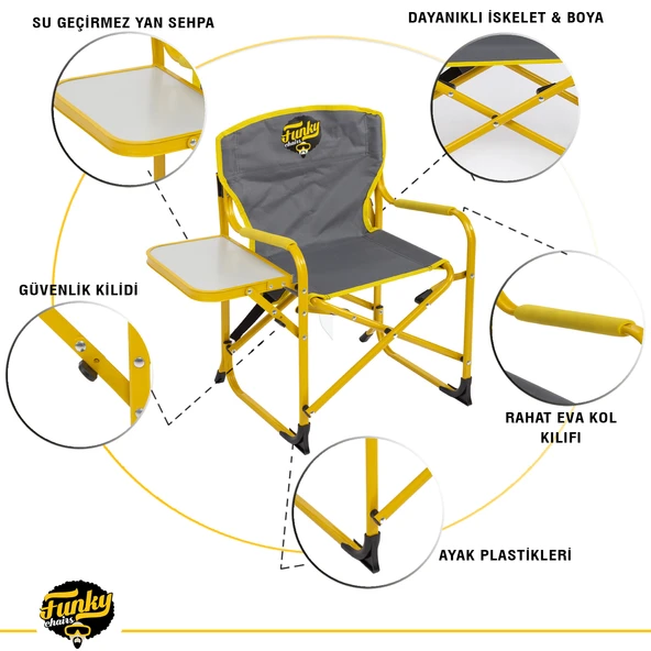 Çocuk Lüks Kamp Sandalyesi - Resim 4