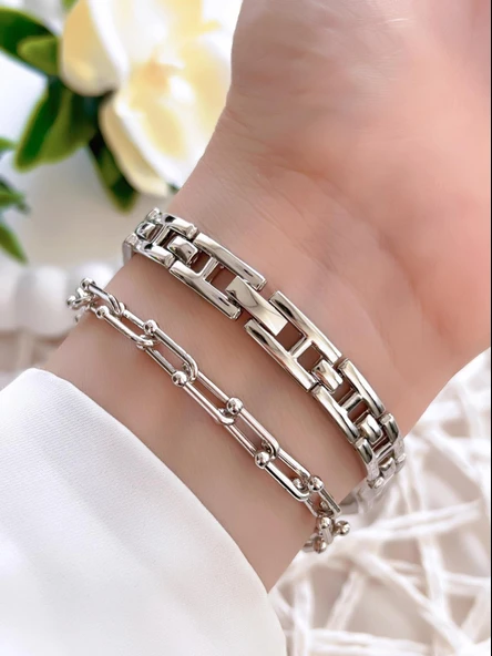 Coliseum Özel Tasarım Vintage Seri Kadın Kol Saati+ Bileklik Hediyeli CL8453.M1 - Resim 3