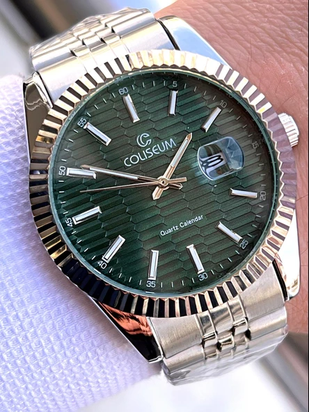 Coliseum Çelik Kordon Takvimli Kadran Kutulu Seri Erkek Kol Saati FT.AAS.I005 ürün görseli