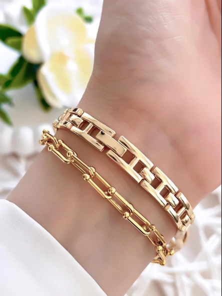 Coliseum Özel Tasarım Vintage Seri Kadın Kol Saati+ Bileklik Hediyeli CL8453.M4 - 3