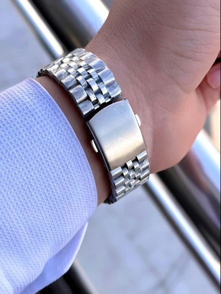 Coliseum Çelik Kordon Takvimli Kadran Kutulu Seri Erkek Kol Saati FT.AAS.I003 - Resim 3