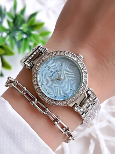 Coliseum Özel Tasarım Vintage Seri Kadın Kol Saati+ Bileklik Hediyeli CL1000.MT.LL0 ürün görseli